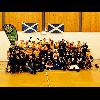 Tuesday, Mar 11 2014,
Tonight as a warm up for the WC we took on the Wizzards of oz in Scotlands first ever national bout for a guys derby team. we only had 10 skaters to their 20 and 2 of ours were not at 100%