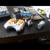 Tuesday, May 22 2018,
A good but busy day at work, really felt like I got a load of stuff done. hen I got home watched a film and also took the controls and battery out of the lego train and tried to hook it up to the new motor I got on saturday to see if I can use it to power the ferris wheel. It all worked :D